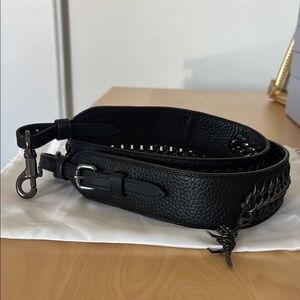 Coach Black Leather Bag Strap
